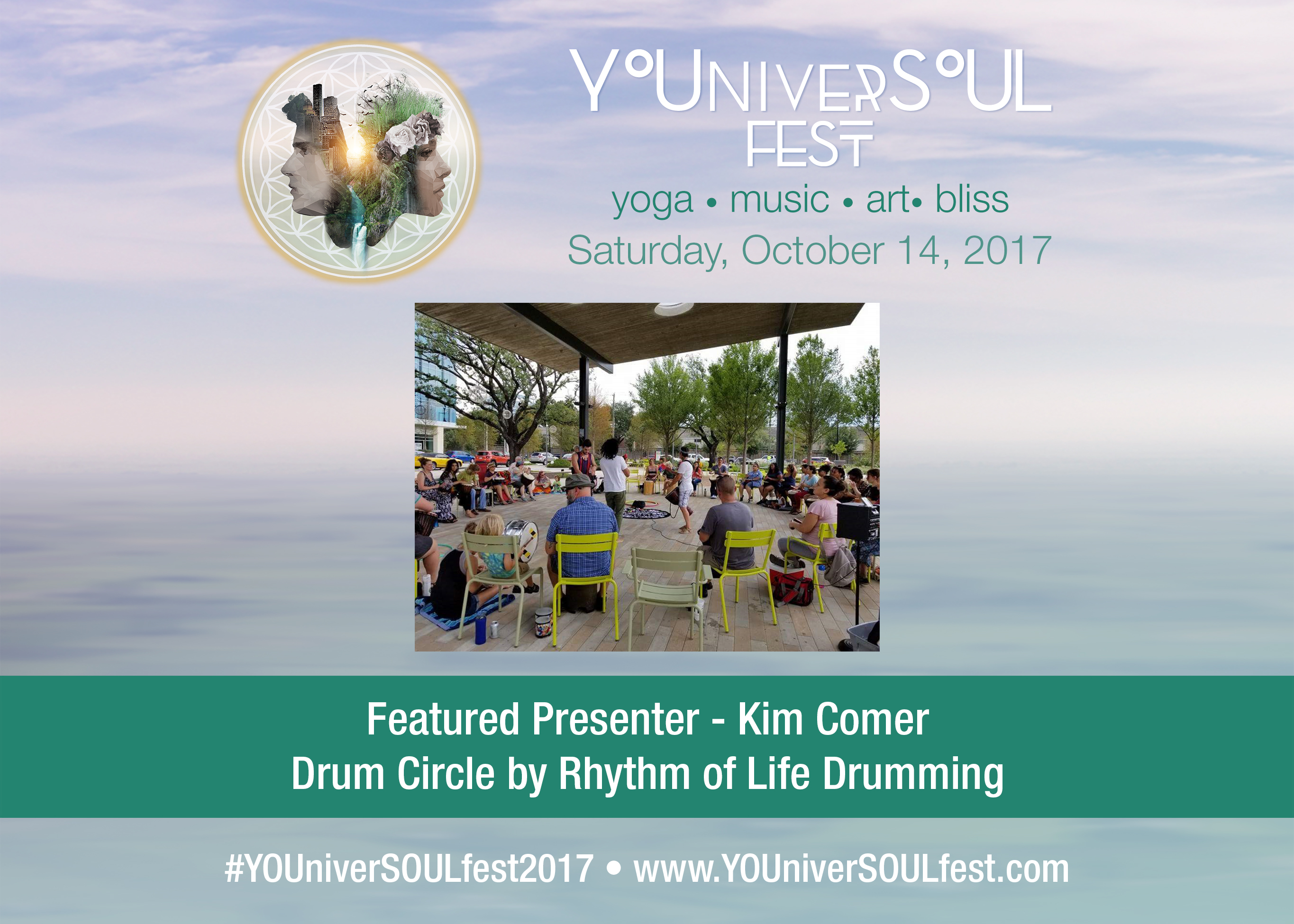 Drum Circle by Rhythm of Life Drumming featuring Kim Comer