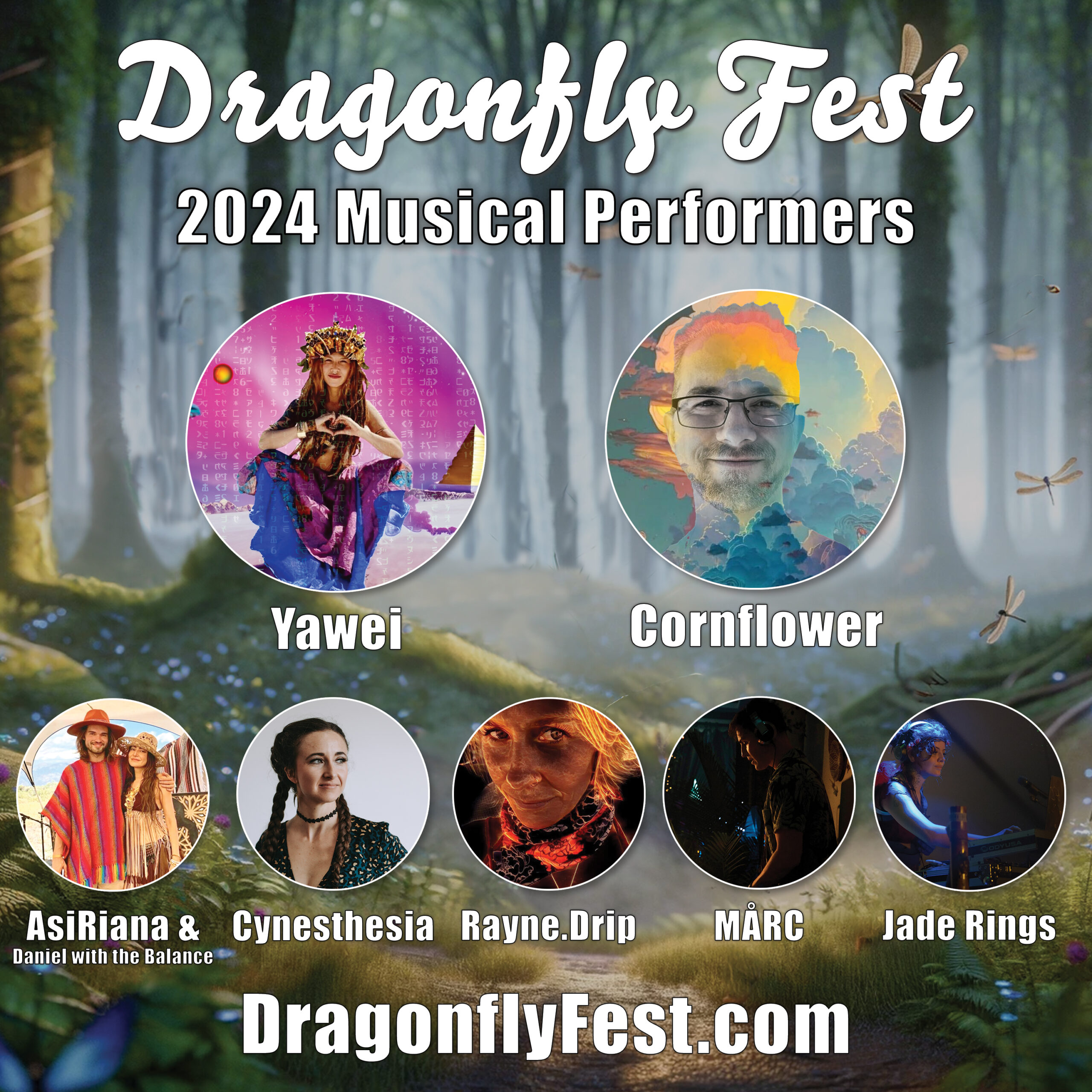 Dragonfly Fest 2024 - Music Lineup