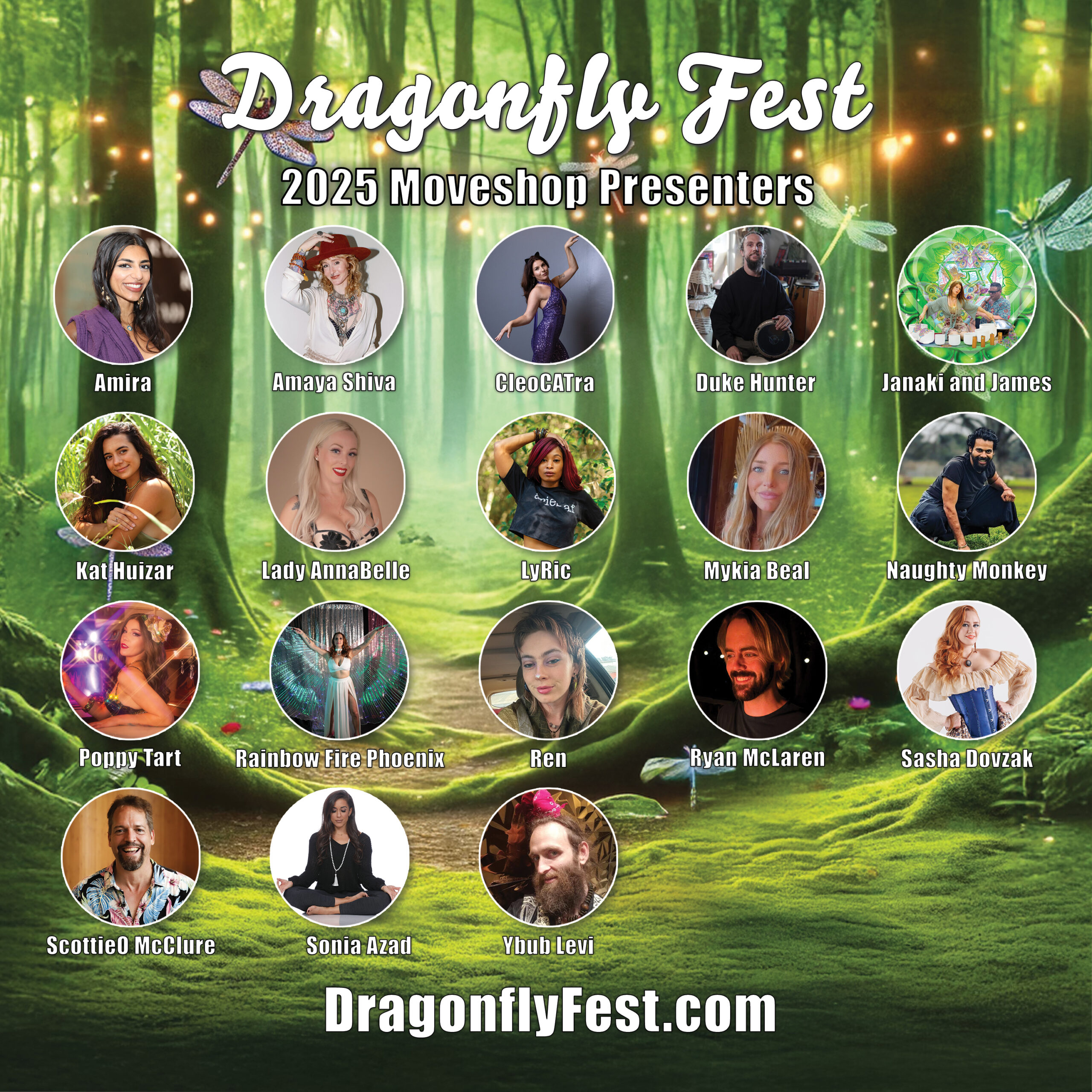 Dragonfly Fest 2025 Moveshop Presenters