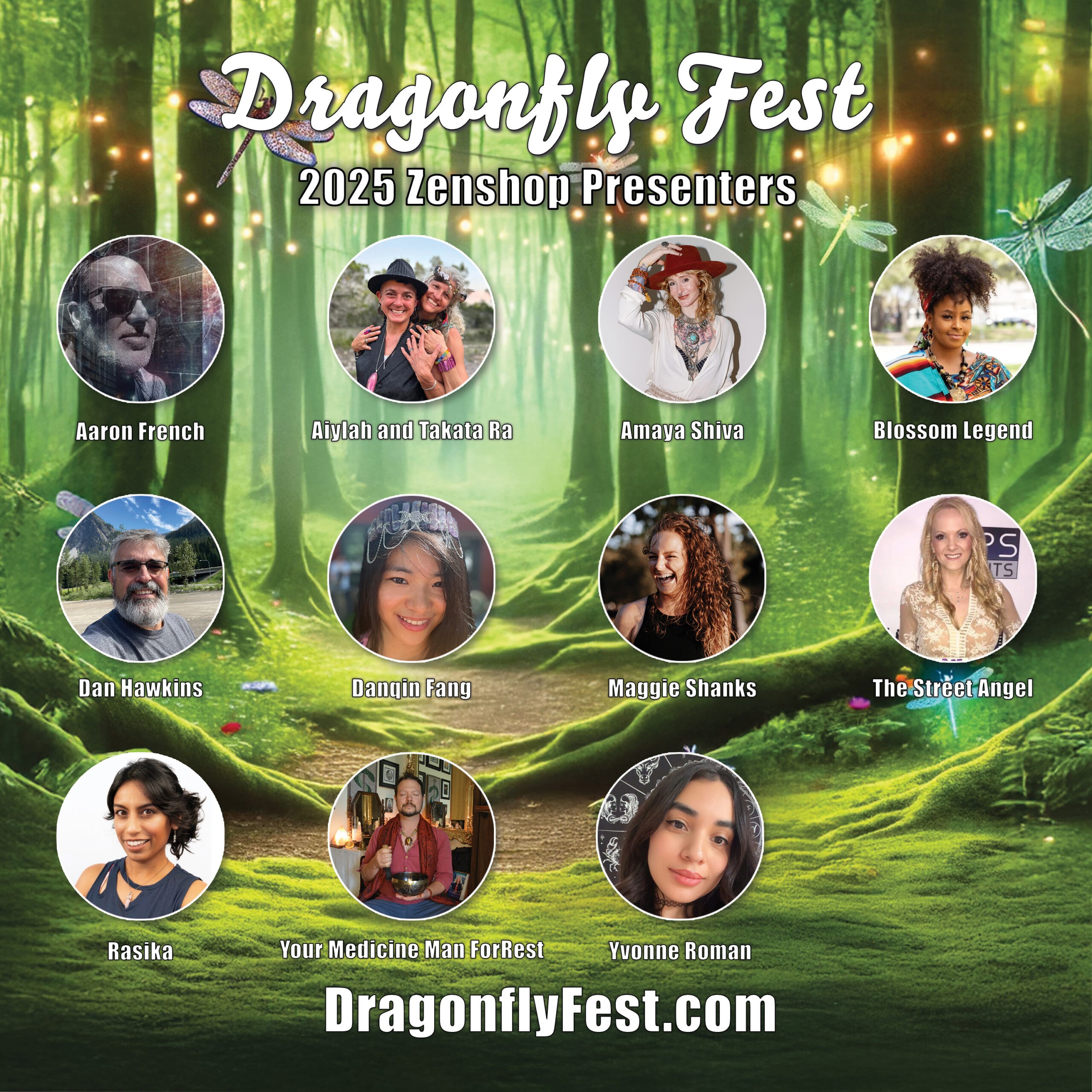 Dragonfly Fest 2025 Zenshop Presenters