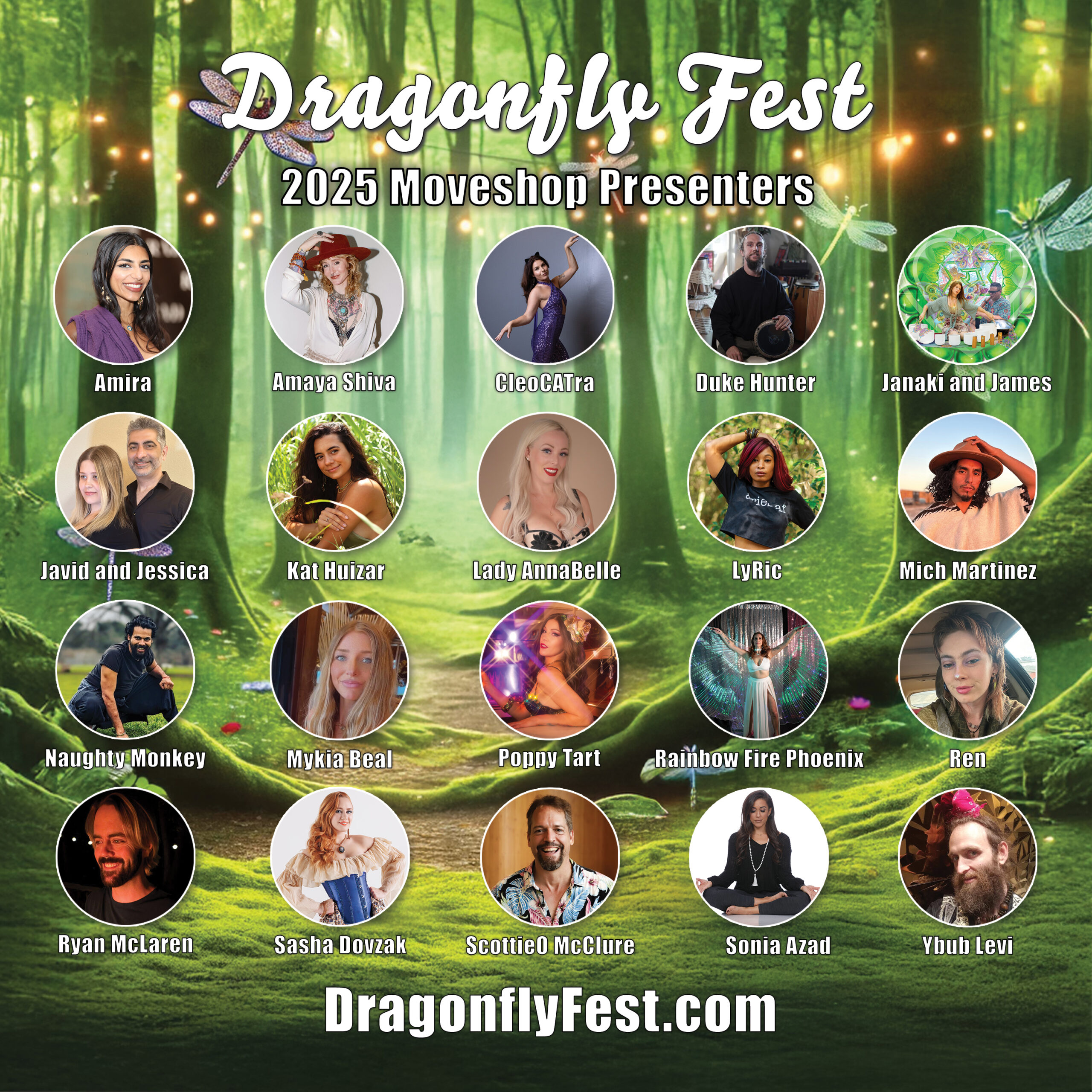 Dragonfly Fest 2025 Moveshop Presenters