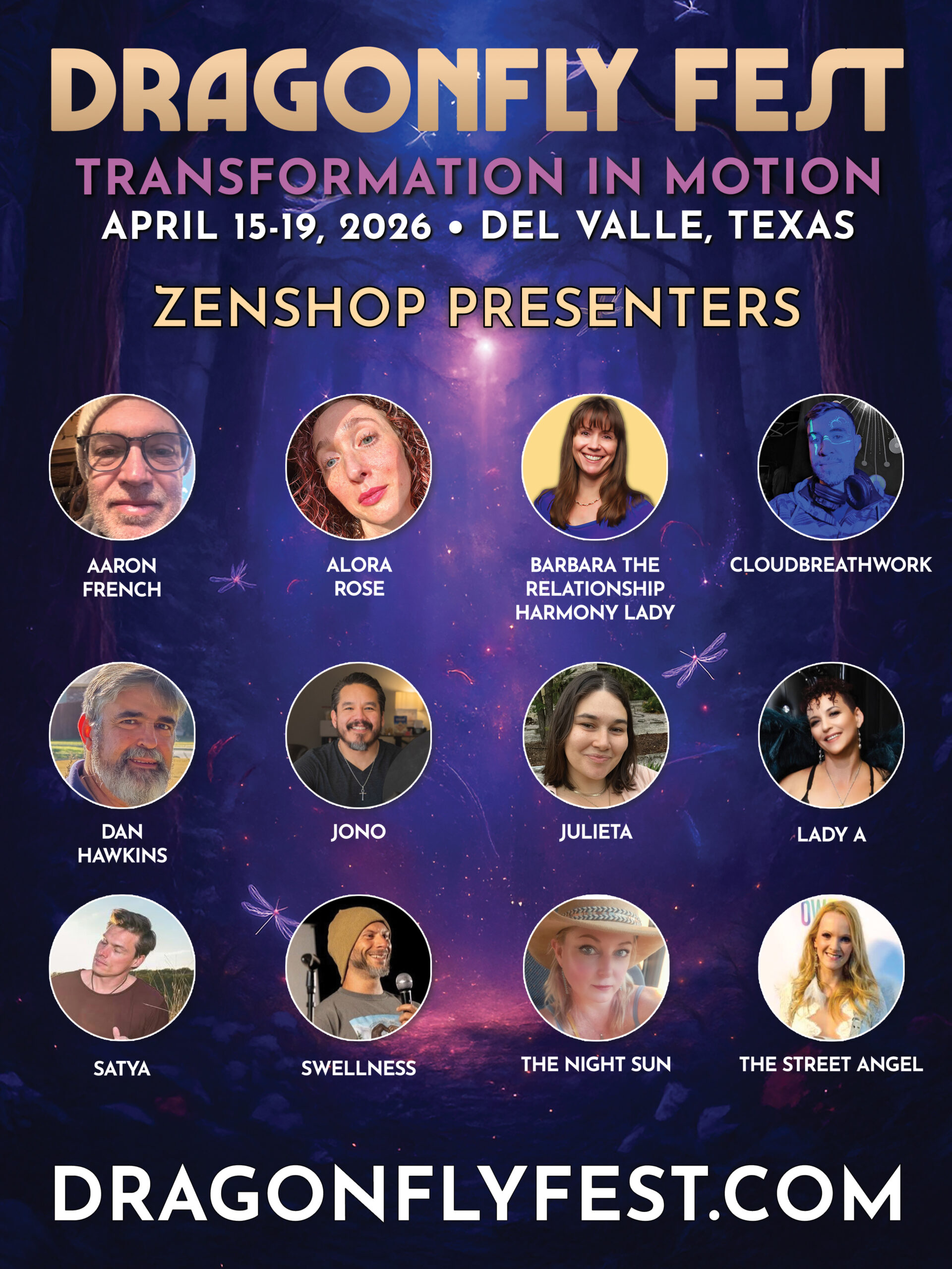 Dragonfly Fest 2026 Lineup Zenshop