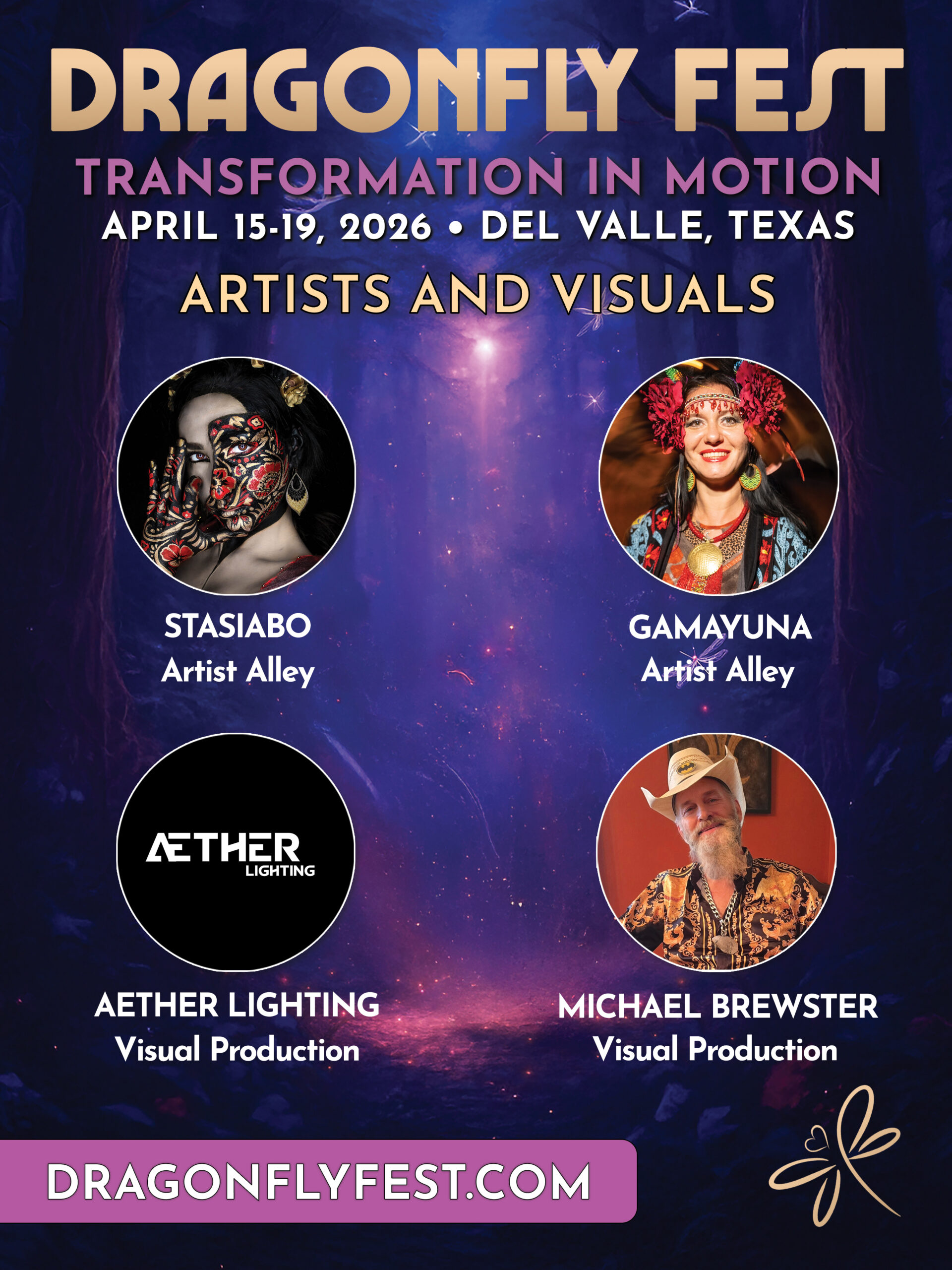 Dragonfly Fest 2026 Lineup Artists and Visuals