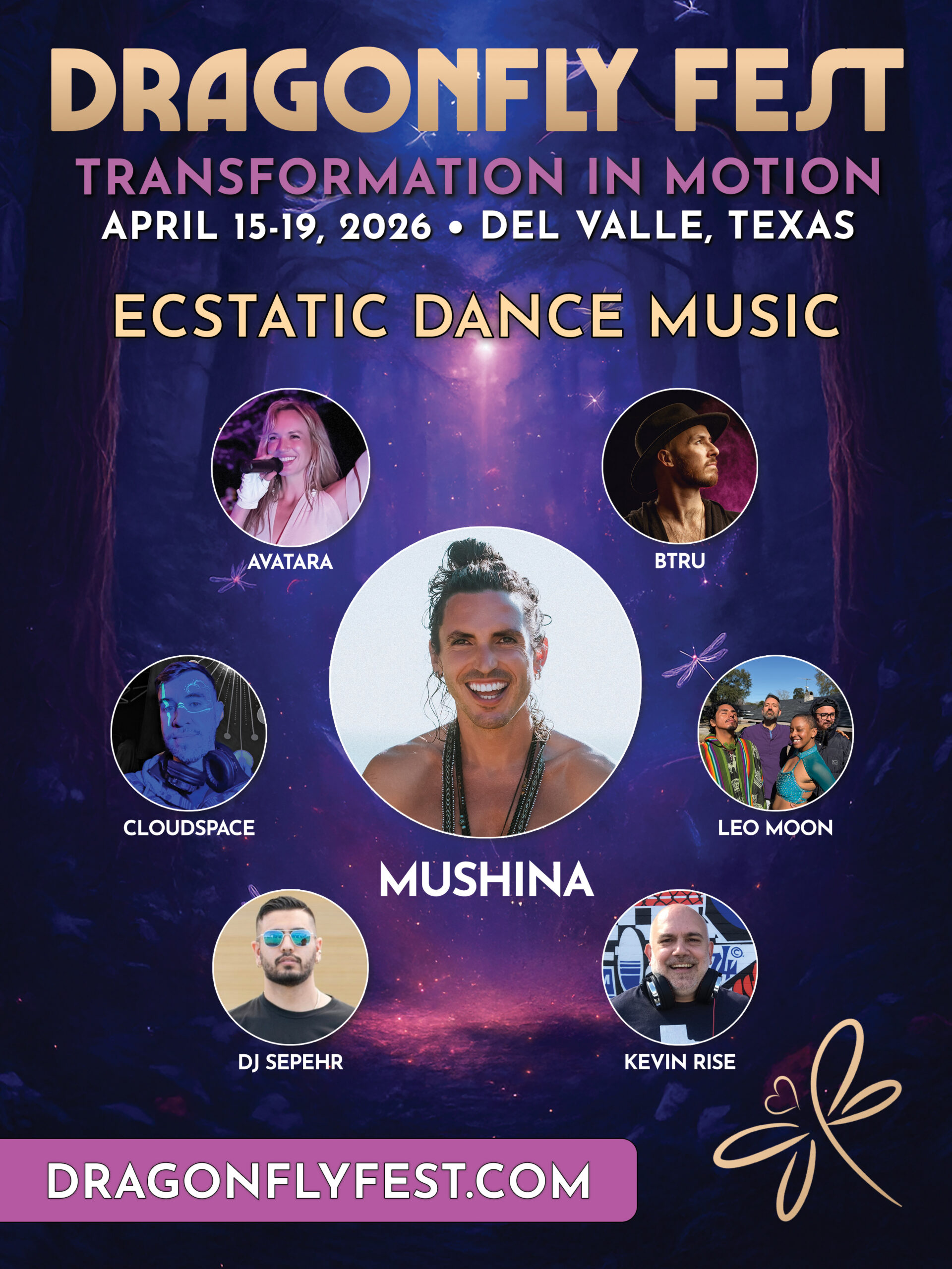 Dragonfly Fest 2026 Lineup Ecstatic Dance